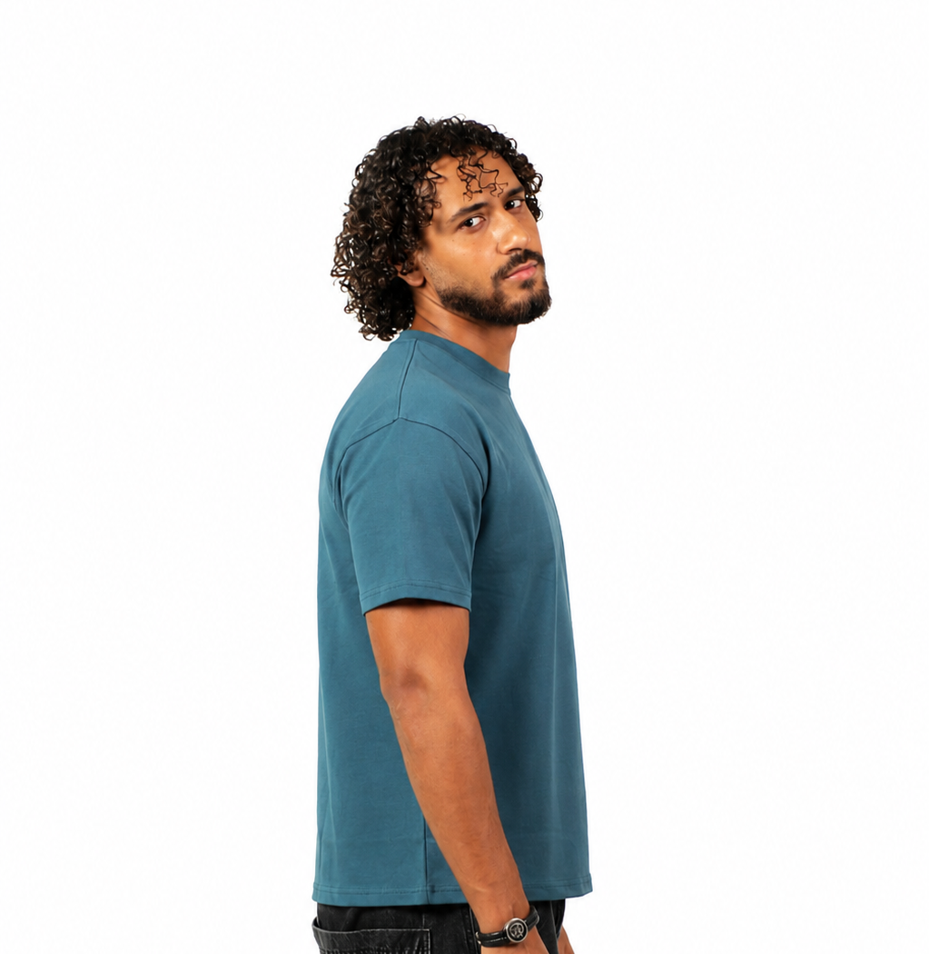 Oversized T-Shirt - Petrol Blue