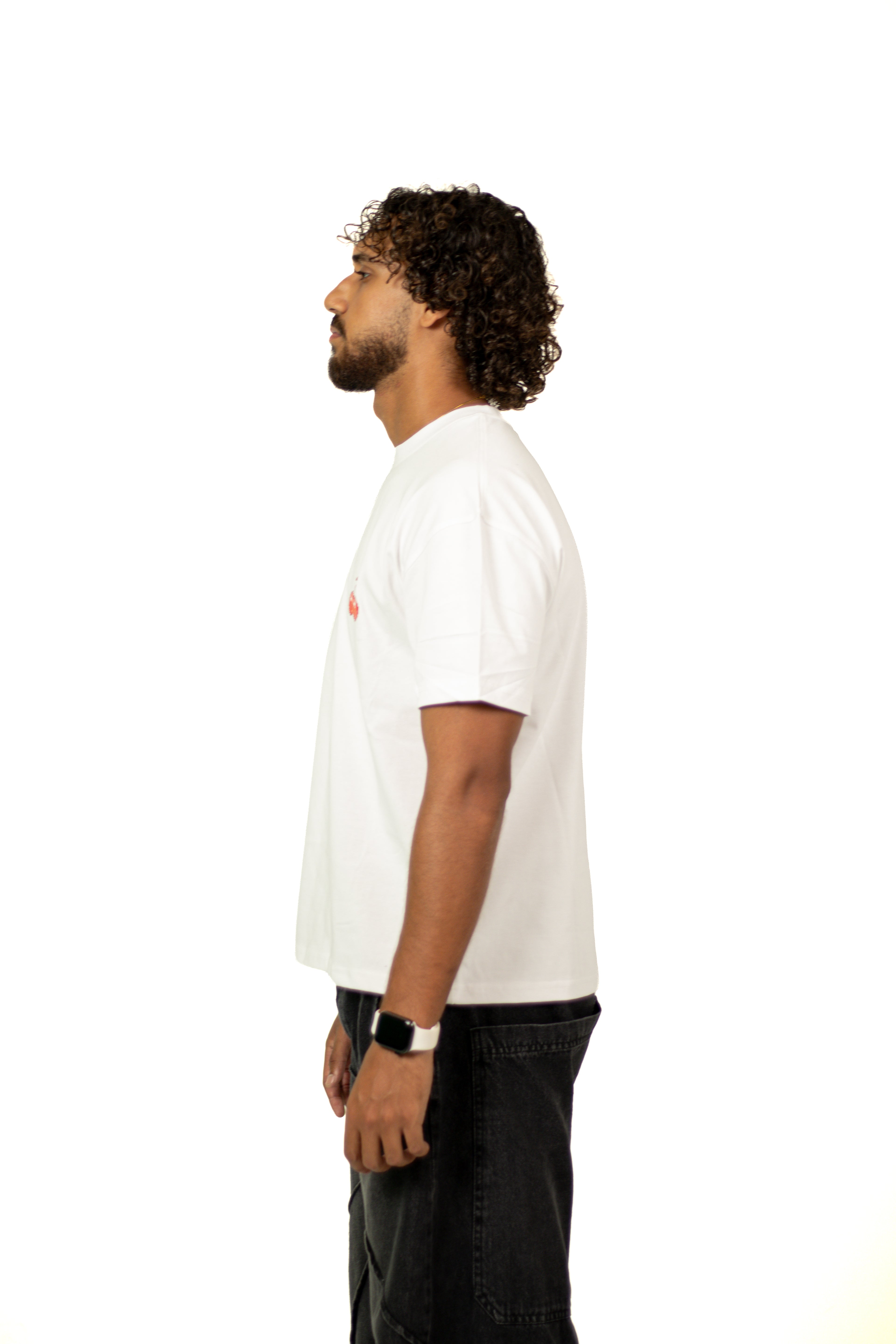 Cherry Print Tee - Oversized