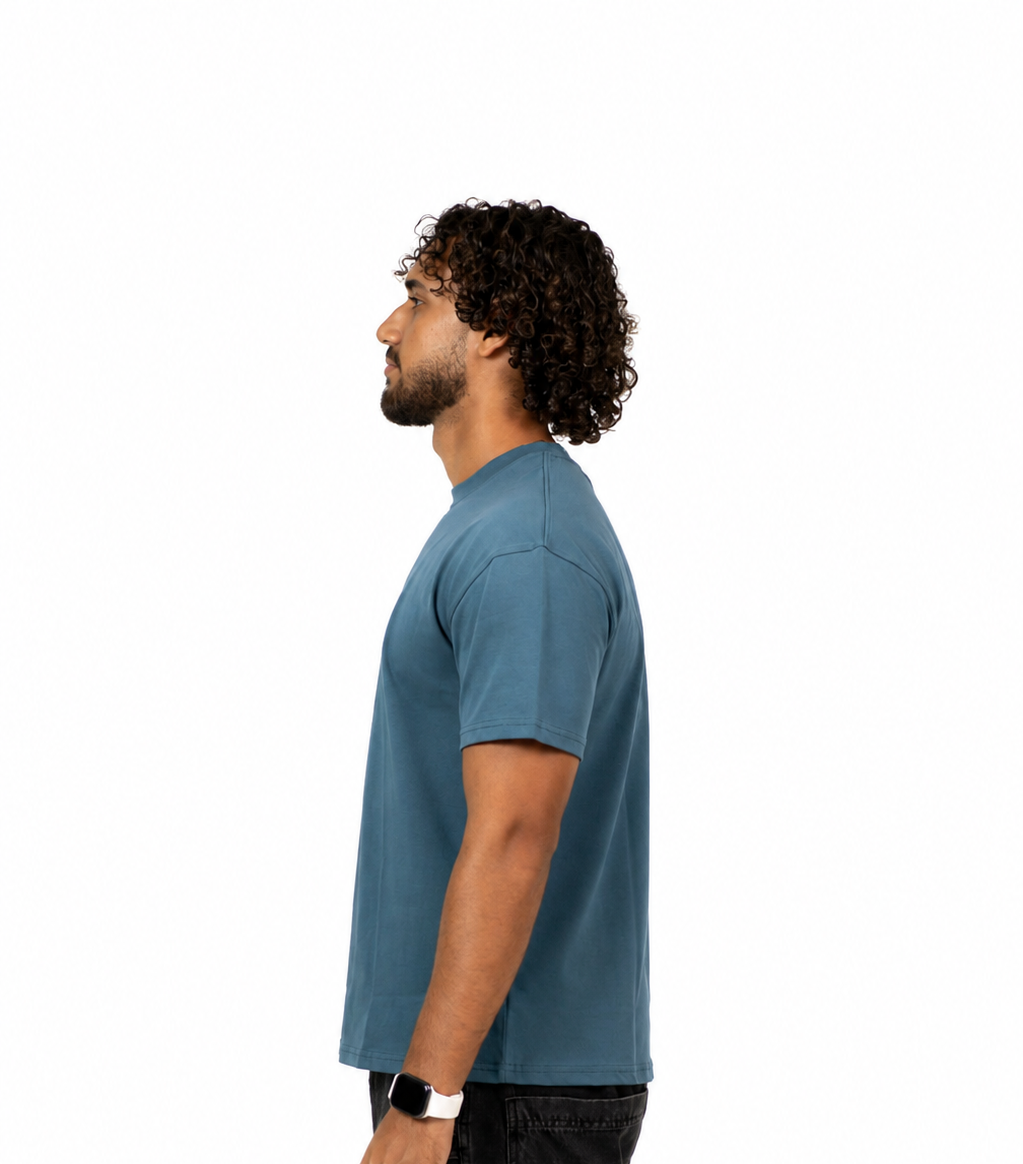 Oversized T-Shirt - Petrol Blue