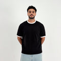 Ringer T-Shirt — Black