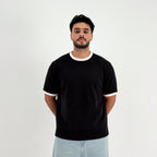 Ringer T-Shirt — Black