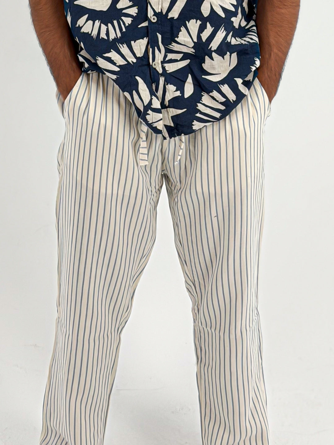 Striped Linen Trousers